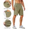 imageLittle Donkey Andy Mens Stretch Quick Dry Cargo Shorts for Hiking Camping TravelOlive Green Heather
