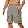 imageLittle Donkey Andy Mens Stretch Quick Dry Cargo Shorts for Hiking Camping TravelSage