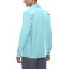 imageLittle Donkey Andy Mens Stretch Quick Dry UPF50 Long Sleeve Shirt for Hiking Travel CampingA Blue