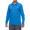 imageLittle Donkey Andy Mens Stretch Quick Dry UPF50 Long Sleeve Shirt for Hiking Travel CampingA Diva Blue