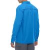 imageLittle Donkey Andy Mens Stretch Quick Dry UPF50 Long Sleeve Shirt for Hiking Travel CampingA Diva Blue