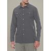 imageLittle Donkey Andy Mens Stretch Quick Dry UPF50 Long Sleeve Shirt for Hiking Travel CampingA Grey