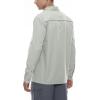 imageLittle Donkey Andy Mens Stretch Quick Dry UPF50 Long Sleeve Shirt for Hiking Travel CampingA Light Gray