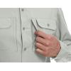 imageLittle Donkey Andy Mens Stretch Quick Dry UPF50 Long Sleeve Shirt for Hiking Travel CampingA Light Gray