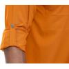 imageLittle Donkey Andy Mens Stretch Quick Dry UPF50 Long Sleeve Shirt for Hiking Travel CampingA Orange
