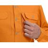 imageLittle Donkey Andy Mens Stretch Quick Dry UPF50 Long Sleeve Shirt for Hiking Travel CampingA Orange