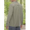 imageLittle Donkey Andy Mens Stretch Quick Dry UPF50 Long Sleeve Shirt for Hiking Travel CampingA Sage