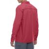 imageLittle Donkey Andy Mens Stretch Quick Dry UPF50 Long Sleeve Shirt for Hiking Travel CampingA Watermelon Red