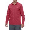 imageLittle Donkey Andy Mens Stretch Quick Dry UPF50 Long Sleeve Shirt for Hiking Travel CampingA Watermelon Red