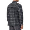 imageLittle Donkey Andy Mens Stretch Quick Dry UPF50 Long Sleeve Shirt for Hiking Travel CampingBlack Plaid