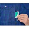 imageLittle Donkey Andy Mens Stretch Quick Dry UPF50 Long Sleeve Shirt for Hiking Travel CampingDark Blue Plaid