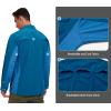 imageLittle Donkey Andy Mens Stretch Quick Dry UPF50 Long Sleeve Shirt for Hiking Travel CampingUpgraded Deep Blue