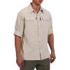imageLittle Donkey Andy Mens Stretch Quick Dry UPF50 Long Sleeve Shirt for Hiking Travel CampingUpgraded Khaki
