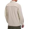 imageLittle Donkey Andy Mens Stretch Quick Dry UPF50 Long Sleeve Shirt for Hiking Travel CampingUpgraded Khaki