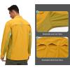 imageLittle Donkey Andy Mens Stretch Quick Dry UPF50 Long Sleeve Shirt for Hiking Travel CampingUpgraded Yellow