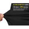 imageLittle Donkey Andy Mens UltraStretch Lightweight Quick Dry Athletic Pants Drawstring Travel Exercise Running JoggingA1 Black