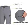 imageLittle Donkey Andy Mens UltraStretch Lightweight Quick Dry Athletic Pants Drawstring Travel Exercise Running JoggingA2 Gray
