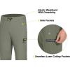 imageLittle Donkey Andy Mens UltraStretch Lightweight Quick Dry Athletic Pants Drawstring Travel Exercise Running JoggingA3 Sage