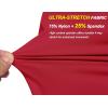imageLittle Donkey Andy Mens UltraStretch Lightweight Quick Dry Athletic Pants Drawstring Travel Exercise Running JoggingA8 Red