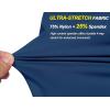 imageLittle Donkey Andy Mens UltraStretch Lightweight Quick Dry Athletic Pants Drawstring Travel Exercise Running JoggingB6 Vallarta Blue Capri Pants