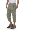 imageLittle Donkey Andy Mens Quick Dry 34 Pants Lightweight Capri Shorts Hiking Fishing Travel Casual4 Sage