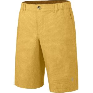 imageLittle Donkey Andy 12 Inch Inseam Golf Shorts for Men Bermuda Quick Dry Elastic Waist Shorts for Hiking Travel CasualA6 Yellow