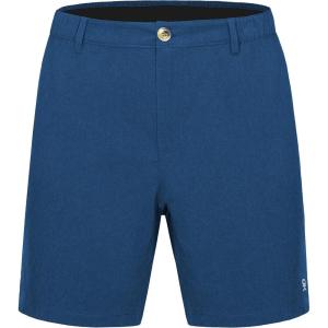 imageLittle Donkey Andy Mens Bermuda 9 Inch Lightweight Quick Dry Stretch Shorts Golf Hiking TravelBlue Heather