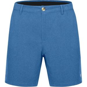 imageLittle Donkey Andy Mens Bermuda 9 Inch Lightweight Quick Dry Stretch Shorts Golf Hiking TravelLight Blue