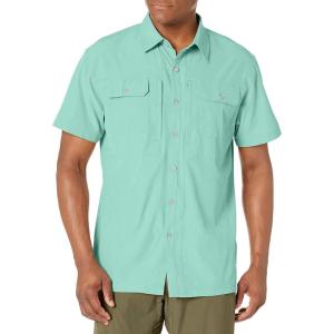 imageLittle Donkey Andy Mens Lightweight Short Sleeve Shirt Quick Dry Stretch Shirt for Hiking Travel UPF50Upgraded Beveled Glass