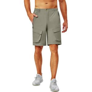 imageLittle Donkey Andy Mens Stretch Quick Dry Cargo Shorts for Hiking Camping TravelSage