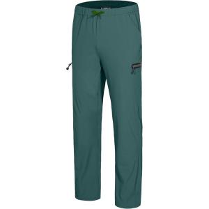 imageLittle Donkey Andy Mens UltraStretch Lightweight Quick Dry Athletic Pants Drawstring Travel Exercise Running JoggingA5 Greenblue Slate