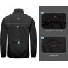 imageLittle Donkey Andy Mens Cycling Jacket Waterproof Lightweight Windbreaker PackableUpgradeblack