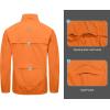 imageLittle Donkey Andy Mens Cycling Jacket Waterproof Lightweight Windbreaker PackableUpgradeorange
