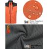 imageLittle Donkey Andy Mens Lightweight Fleece Lined Outdoor Vests Windproof Sleeveless Jackets for Hiking Travel Golf4 Vibrant Orange