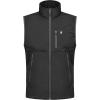 imageLittle Donkey Andy Mens Lightweight Softshell Vest Windproof Sleeveless Jacket for Travel Hiking Running GolfBlack