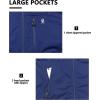 imageLittle Donkey Andy Mens Lightweight Softshell Vest Windproof Sleeveless Jacket for Travel Hiking Running GolfBlue
