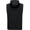 imageLittle Donkey Andy Mens Lightweight Softshell Vest Windproof Sleeveless Jacket for Travel Hiking Running GolfHooded Black