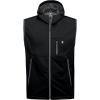 imageLittle Donkey Andy Mens Lightweight Softshell Vest Windproof Sleeveless Jacket for Travel Hiking Running GolfHooded Black