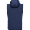 imageLittle Donkey Andy Mens Lightweight Softshell Vest Windproof Sleeveless Jacket for Travel Hiking Running GolfHooded Blue