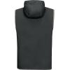 imageLittle Donkey Andy Mens Lightweight Softshell Vest Windproof Sleeveless Jacket for Travel Hiking Running GolfHooded Dark Grey