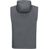 imageLittle Donkey Andy Mens Lightweight Softshell Vest Windproof Sleeveless Jacket for Travel Hiking Running GolfHooded Gray