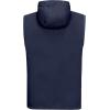 imageLittle Donkey Andy Mens Lightweight Softshell Vest Windproof Sleeveless Jacket for Travel Hiking Running GolfHooded Navy Blue