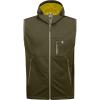imageLittle Donkey Andy Mens Lightweight Softshell Vest Windproof Sleeveless Jacket for Travel Hiking Running GolfHooded Olive