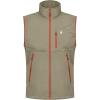 imageLittle Donkey Andy Mens Lightweight Softshell Vest Windproof Sleeveless Jacket for Travel Hiking Running GolfNatural Khaki