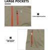 imageLittle Donkey Andy Mens Lightweight Softshell Vest Windproof Sleeveless Jacket for Travel Hiking Running GolfNatural Khaki