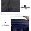 imageLittle Donkey Andy Mens Lightweight Softshell Vest Windproof Sleeveless Jacket for Travel Hiking Running GolfNavy Blue
