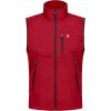 imageLittle Donkey Andy Mens Lightweight Softshell Vest Windproof Sleeveless Jacket for Travel Hiking Running GolfRed