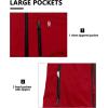imageLittle Donkey Andy Mens Lightweight Softshell Vest Windproof Sleeveless Jacket for Travel Hiking Running GolfRed