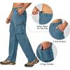 imageLittle Donkey Andy Mens Quick Dry UPF 50 Cargo Pants Stretch Lightweight Outdoor Hiking PantsGray Dawn
