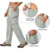 imageLittle Donkey Andy Mens Quick Dry UPF 50 Cargo Pants Stretch Lightweight Outdoor Hiking PantsHarbor Mist